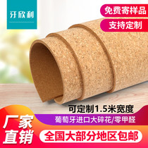 Pure imported big flower cork board publicity message board Photo Wall school theme wall color display wall panel 8MM