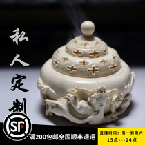 Single small tooth jewelry mammoth tooth private custom fidelity ice full grain loose bead bracelet pendant put ornament gift