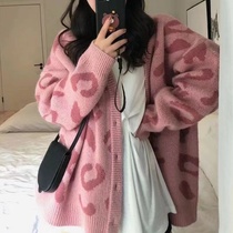 Pregnancy Woman Dress Fall Fashion style Jacket Easy to Lean Sweetness-Wear-and-wear Knitted Sweatshirt V Collar Jacket Autumn winter sweater