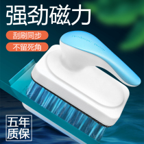 Fish tank brush Magnetic brush Glass wipe double-sided cleaning brush Cylinder cleaner Cleaning artifact cleaning tool with algae scraper