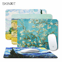 skinxit art creative mouse pad 4mm ultra-thick ultra-soft office game high-end mouse pad illustration Van Gogh