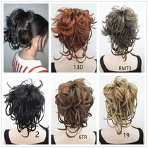 Grab clip style ponytail wig female variety style hair bag ball head bride hair style wig
