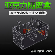 Guppies breeding box Incubation box Acrylic fish tank isolation box ovipositor fish egg breeding box small fish delivery room