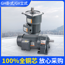 Small variable frequency speed gear motor 380v horizontal 750w400 vertical 0 75kw1 5 three-phase 220v