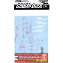 Bandai Model Sticker MG XXXG-01W Flying Wing Gundam Gundam Ver Ka