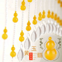 Natural Crystal chalcedony gourd feng shui bead curtain door curtain porch toilet door bedroom kitchen balcony bead curtain
