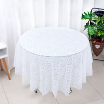 Round disposable tablecloth round hotel round table wedding tablecloth picnic cloth waterproof non-slip oil-proof leaflet printing