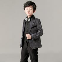 Childrens suit suit new Korean boy suit jacket flower girl dress little boy boy host piano performance suit