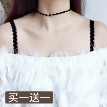 Invisible strap transparent shoulder strap bra non-slip seamless shoulder strap exposed lace inside invisible underwear shoulder strap lace sexy