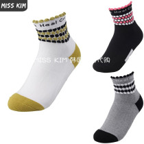 Korea healcreek golf Socks 21 Autumn golf Women Lace Polar Short Sock