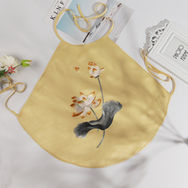 Adult embroidered belly womens ancient Hanfu with suspenders Silk sexy underwear Classical fun silk pajamas