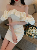 Birthday special money(sweet death to you)Niche design(clouds)Annual meeting Banquet Party dinner Skirt Evening dress