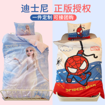 Spider-Man Kindergarten quilt three-piece cotton quilt cover nap special childrens bedding bed six sets