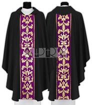  Catholic relics Imported from Poland Priest priest liturgical sacrificial clothing Black rest funeral sacrificial clothing 020-CZ