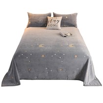 Plus velvet padded flannel sheets plush double-sided coral velvet winter milk Crystal velvet blanket sheet