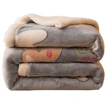 Winter coral velvet quilt cover single piece 150x200cm single double-sided velvet thickened 1 8x2 0 meters flannel quilt cover