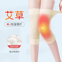 Wormwood knee cover cover warm old cold legs men and women paint joints hot compress old silk cold artifact brand high