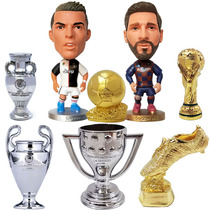 Premier League Golden Globes Golden Boots La Liga Trophy Doll Mini Trophy Decoration Football Trinkets Keychain