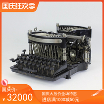 Williams Typewriter 1898 American Made Machinery Antique Collection All Metal Normal Operation Nostalgic Gift