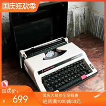 Italian ROVER mechanical English typewriter 1980s normal use retro collection literature and art medieval birthday ceremony