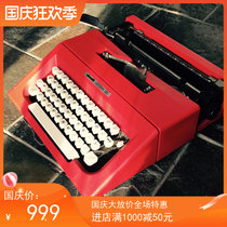 Italian olivetti vintage mechanical typewriter Old things normal use retro collection literary gifts