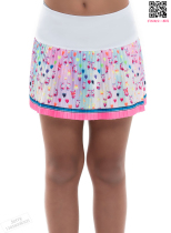 Lucky in Love Girls Novelty Animoji Love Pleated Skirt--B98