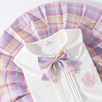  Girls jk uniform autumn suit Spring and Autumn girls autumn dress Childrens genuine summer skirt Primary school short skirt