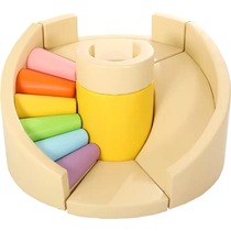 Early Education Center Software Combined Indoor Hall Parent-child Soft Bag Snail Slides Children Wooden Soft Bag Sensation climbing