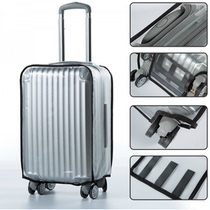 Trolley case Transparent cover Waterproof dustproof wear-resistant luggage suitcase protective cover 20 22 24 26 28 30 inches