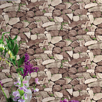 Vintage antique 3d three-dimensional culture stone brick rock wallpaper Restaurant cafe aisle Teahouse engineering wallpaper