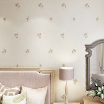 Exquisite pastoral Begonia peony embroidery living room TV background Wall Wall cloth bedroom seamless wall cloth