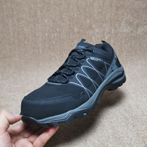 Foreign trade solitary 42 yards outdoor waterproof mens anti-smashing shoes anti-skid shock net cloth breathable mountaineering hiking shoes