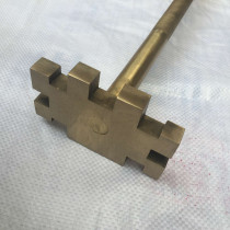Explosion-proof copper alloy metric barrel opener wrench aluminum bronze open barrel single head wrench oil barrel wrench