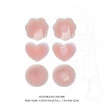 Ciseonik anti-light multiple breast paste anti-bump silicone thin breathable invisible nipple nipple