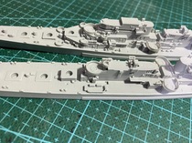 (Shangzhito) 1 700 Atlanta class air defense light cruiser third batch of Spokane resin ship