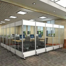 Acrylic partition transparent screen partition removable folding screen office plexiglass isolation movable wall