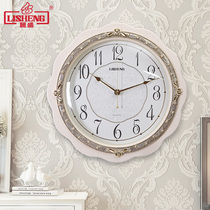 Lisheng European simple wall clock living room modern silent creative fashion personality Wall watch home bedroom quartz clock