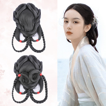 Ancient hair hoop wig one-piece soft twist hanging novice daily lazy person hair bag clear system simple week also the same style