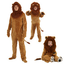 Special clothing full set of wizard of oz clothing stage performance children adult luxury long-haired lion costume