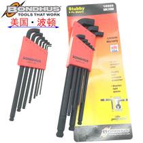 BONDHUS USA Bolton Ball Head Allen Wrench Set Short Head Short Tail Wrench 16592 16599