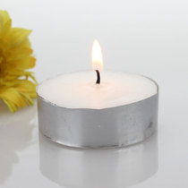 Large candle 5 8cm tea wax smokeless odorless candle aromatherapy stove candle burning for 9 hours