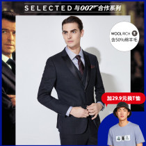 SELECTED Slade new JAMESBOND with wool polo point slim fit jacket man L)42015Y504