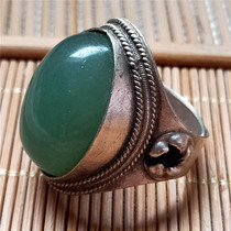 Antiques do old silver ring antique silver ring antique old objects mens silver wrench refers to Ming Qing foot silver ring