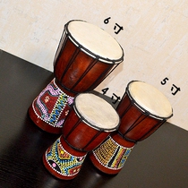 African drum children beginner Lijiang tambourine 4 inch 6 inch 8 inch goat skin performance kindergarten toy drum