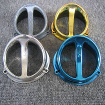 Motorcycle accessories modified JOG50 90 DIO ZX GY6 Fuxi Qiao grid electroplated pig nose blade cover