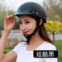 Electric car motorcycle Harley men and women Four Seasons universal sunshade helmet novel semi-Helmet helmet