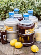 Net red with the same water dispenser 5L large bucket milk tea bucket people in the same bucket milk tea cup barrel milk tea pot