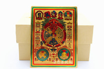 Nine Palace Bagua Gossip Fengshui Figure Ten Phase Free Figure Sticker Door Sticker Window Sticker Square Card