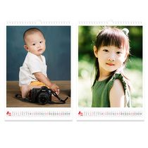 New product Yihao 2020 wall calendar Household calendar Wall sticker wall hanging creative personality large Rat Year punch-in notes