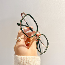 G home Square makeup artifact big frame face little girl degree can be equipped with glasses anti blue light Net red same myopia mirror